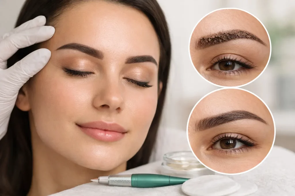 Ombre Powder Brows Healing Process Explained